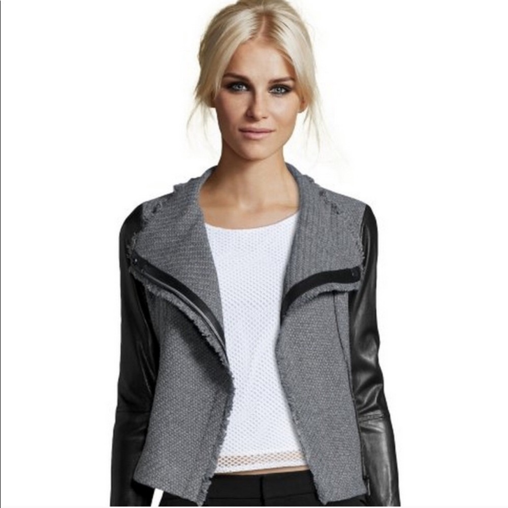 Vince Tweed and Leather jacket - Picture 3 of 13